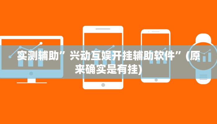 实测辅助”兴动互娱开挂辅助软件”(原来确实是有挂)
