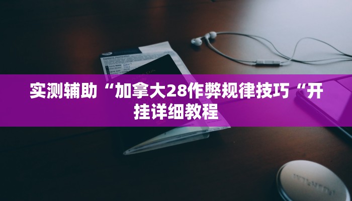 实测辅助“加拿大28作弊规律技巧“开挂详细教程