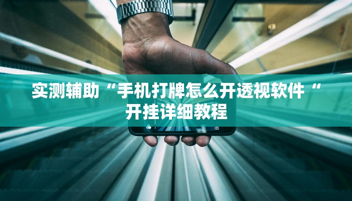 实测辅助“手机打牌怎么开透视软件“开挂详细教程
