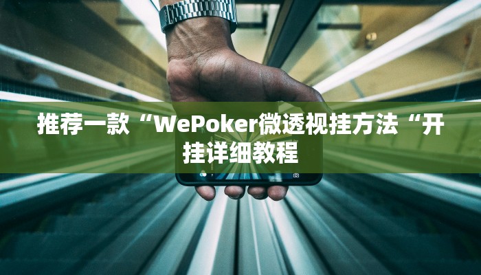 推荐一款“WePoker微透视挂方法“开挂详细教程