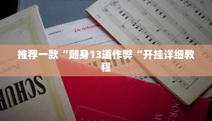 推荐一款“随身13道作弊“开挂详细教程