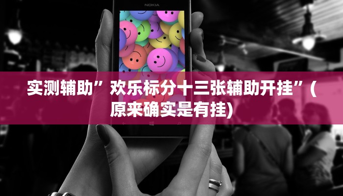 实测辅助”欢乐标分十三张辅助开挂”(原来确实是有挂)