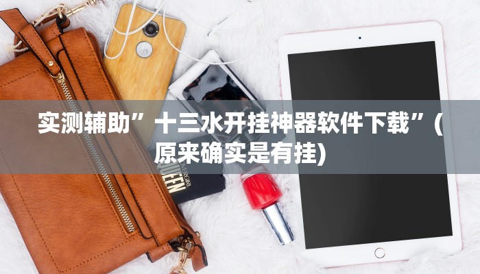 实测辅助”十三水开挂神器软件下载”(原来确实是有挂)