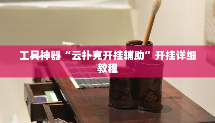工具神器“云扑克开挂辅助”开挂详细教程