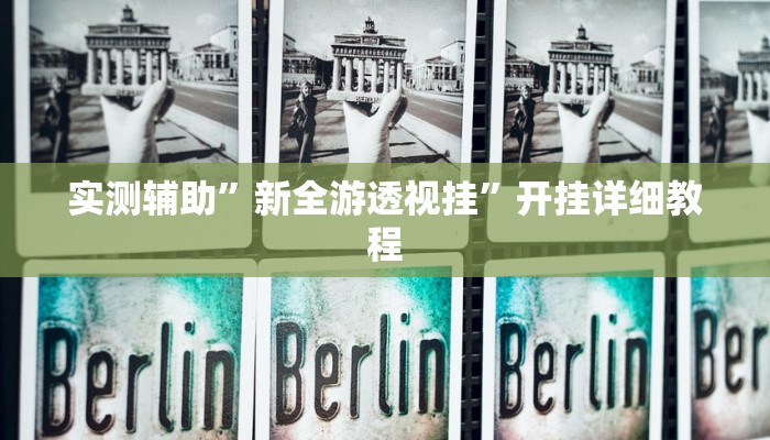 实测辅助”新全游透视挂”开挂详细教程