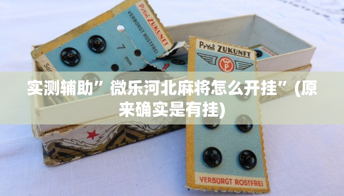 实测辅助”微乐河北麻将怎么开挂”(原来确实是有挂)