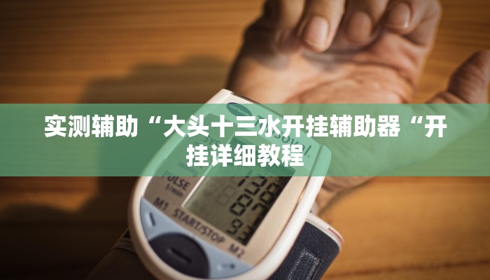 实测辅助“大头十三水开挂辅助器“开挂详细教程
