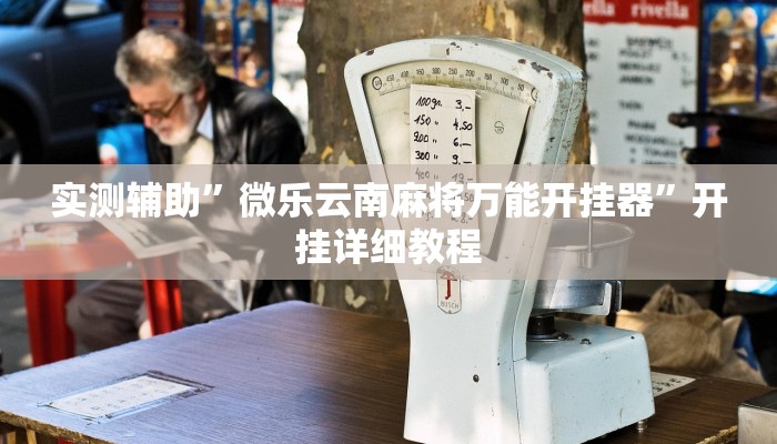 实测辅助”微乐云南麻将万能开挂器”开挂详细教程