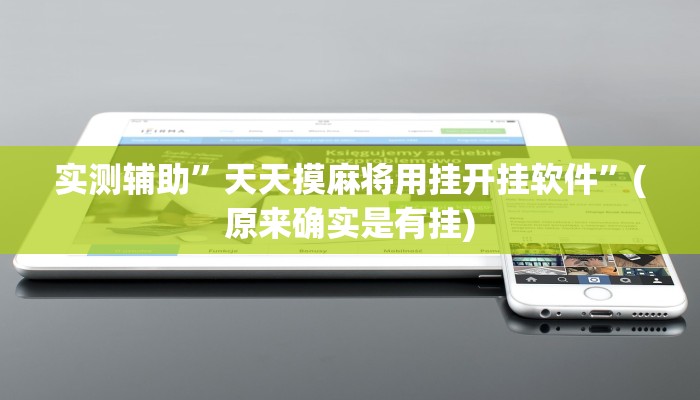 实测辅助”天天摸麻将用挂开挂软件”(原来确实是有挂)