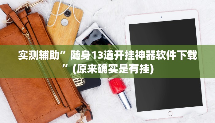 实测辅助”随身13道开挂神器软件下载”(原来确实是有挂)