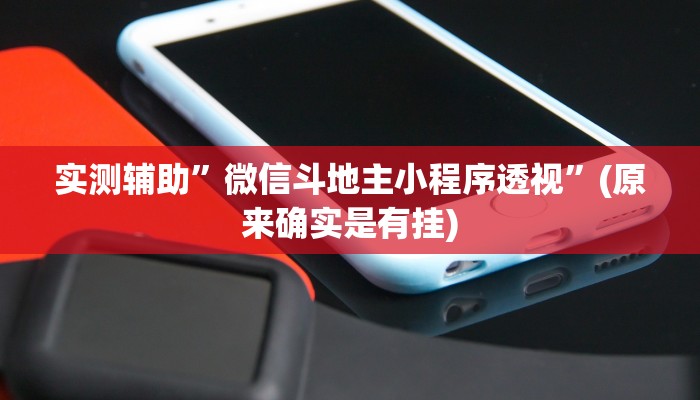 实测辅助”微信斗地主小程序透视”(原来确实是有挂)
