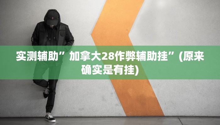 实测辅助”加拿大28作弊辅助挂”(原来确实是有挂)