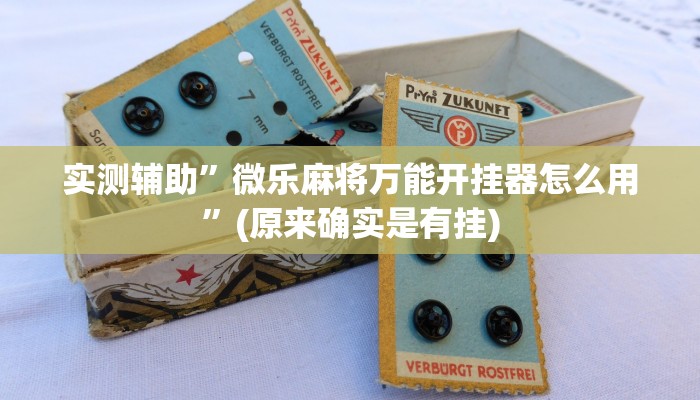 实测辅助”微乐麻将万能开挂器怎么用”(原来确实是有挂)