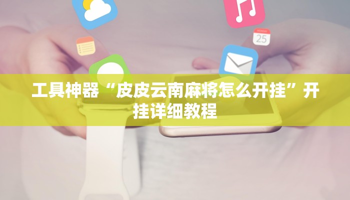 工具神器“皮皮云南麻将怎么开挂”开挂详细教程