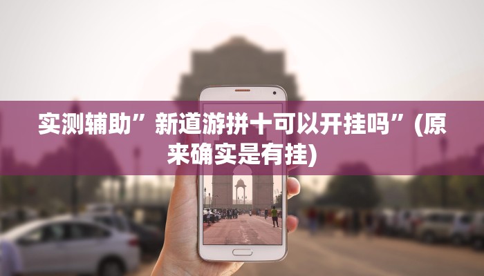 实测辅助”新道游拼十可以开挂吗”(原来确实是有挂)