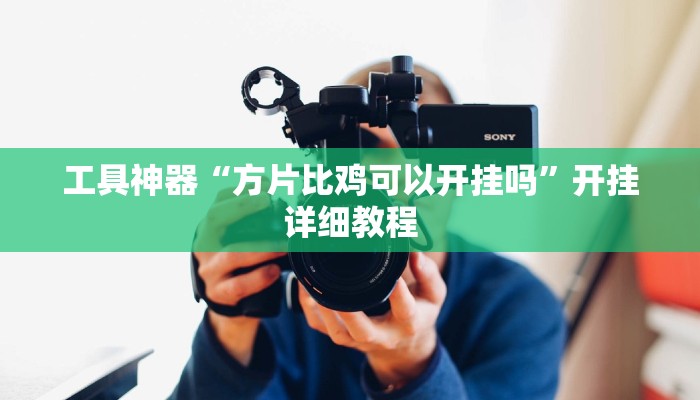 工具神器“方片比鸡可以开挂吗”开挂详细教程