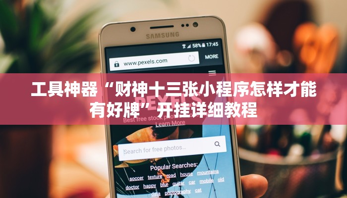 工具神器“财神十三张小程序怎样才能有好牌”开挂详细教程