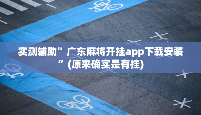 实测辅助”广东麻将开挂app下载安装”(原来确实是有挂)