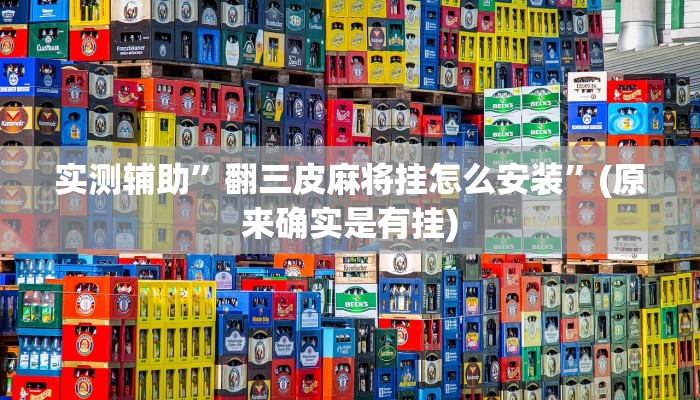 实测辅助”翻三皮麻将挂怎么安装”(原来确实是有挂)