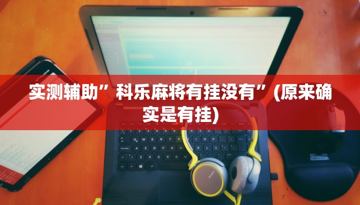 实测辅助”科乐麻将有挂没有”(原来确实是有挂)