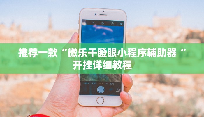 推荐一款“微乐干瞪眼小程序辅助器“开挂详细教程