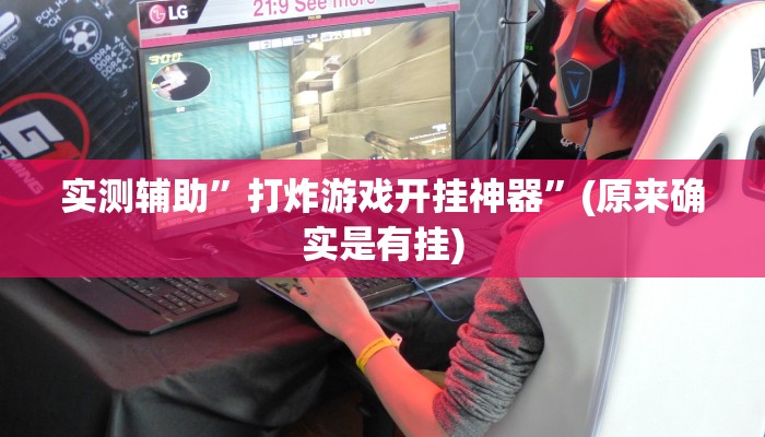 实测辅助”打炸游戏开挂神器”(原来确实是有挂)