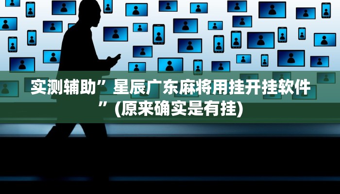 实测辅助”星辰广东麻将用挂开挂软件”(原来确实是有挂)