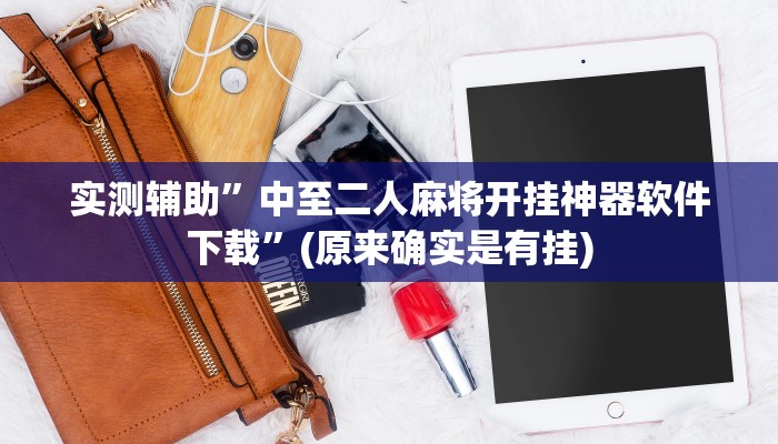 实测辅助”中至二人麻将开挂神器软件下载”(原来确实是有挂)