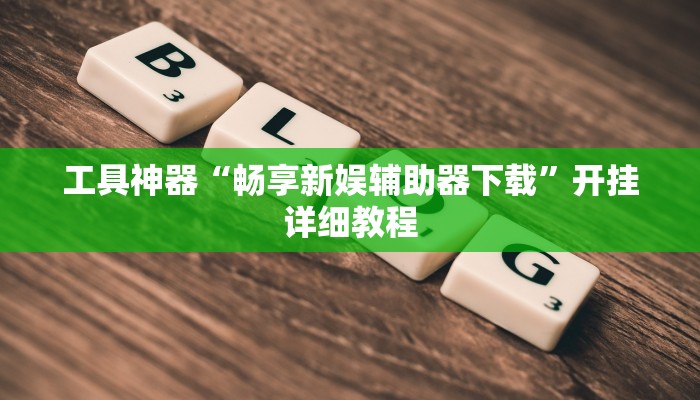 工具神器“畅享新娱辅助器下载”开挂详细教程