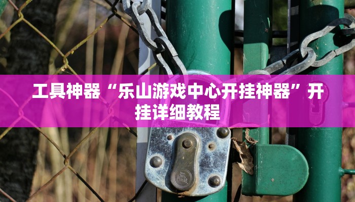 工具神器“乐山游戏中心开挂神器”开挂详细教程