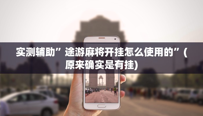实测辅助”途游麻将开挂怎么使用的”(原来确实是有挂)