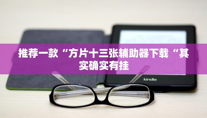 推荐一款“方片十三张辅助器下载“其实确实有挂