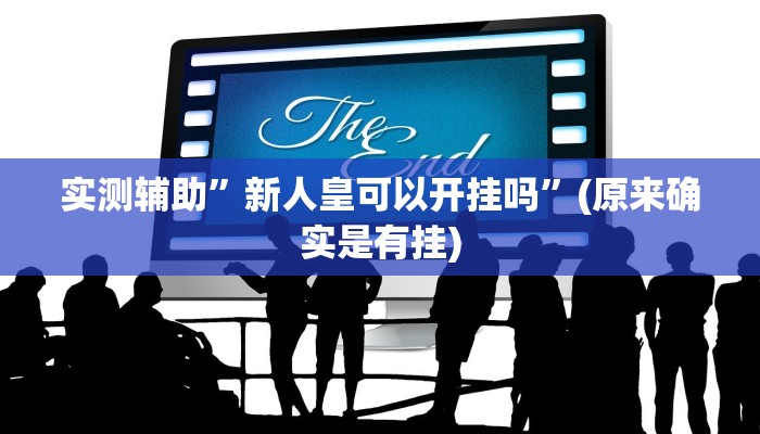 实测辅助”新人皇可以开挂吗”(原来确实是有挂)