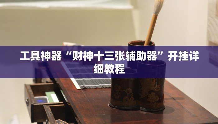 工具神器“财神十三张辅助器”开挂详细教程