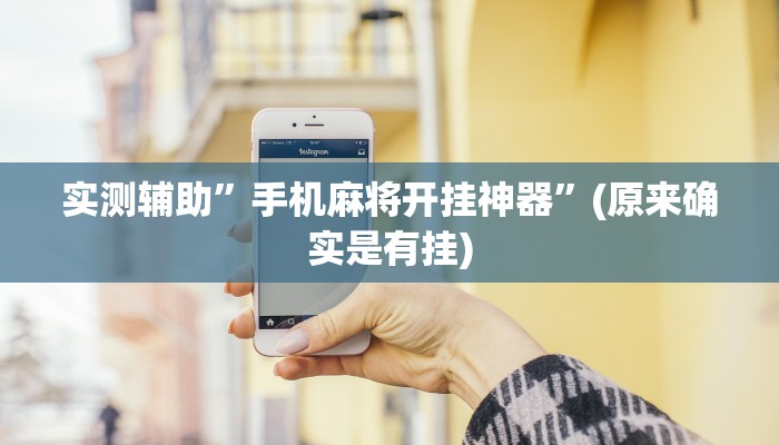 实测辅助”手机麻将开挂神器”(原来确实是有挂)