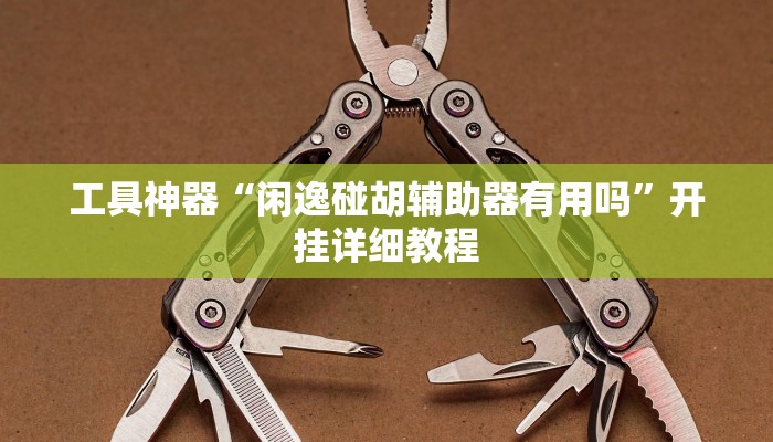 工具神器“闲逸碰胡辅助器有用吗”开挂详细教程