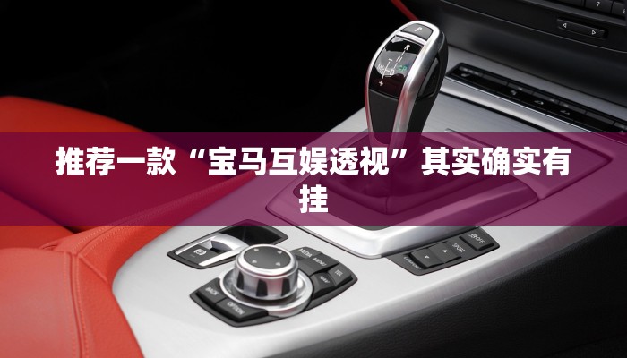 推荐一款“宝马互娱透视”其实确实有挂