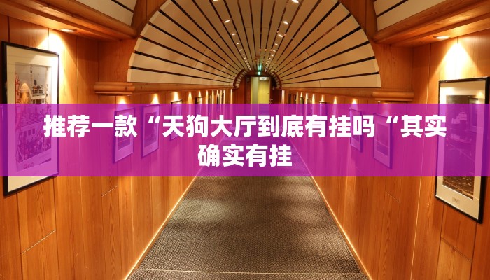 推荐一款“天狗大厅到底有挂吗“其实确实有挂