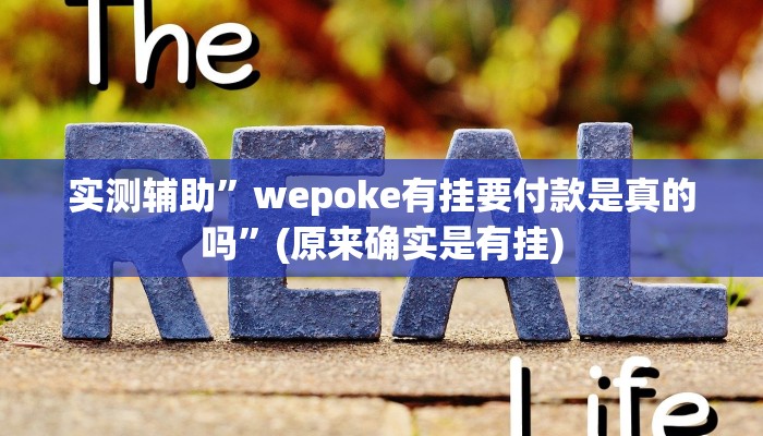 实测辅助”wepoke有挂要付款是真的吗”(原来确实是有挂)