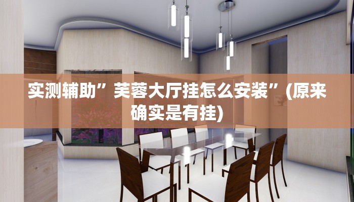 实测辅助”芙蓉大厅挂怎么安装”(原来确实是有挂)